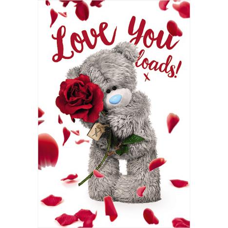 3D Holographic Love You Loads Me to You Bear Valentine's Day Card £3.39